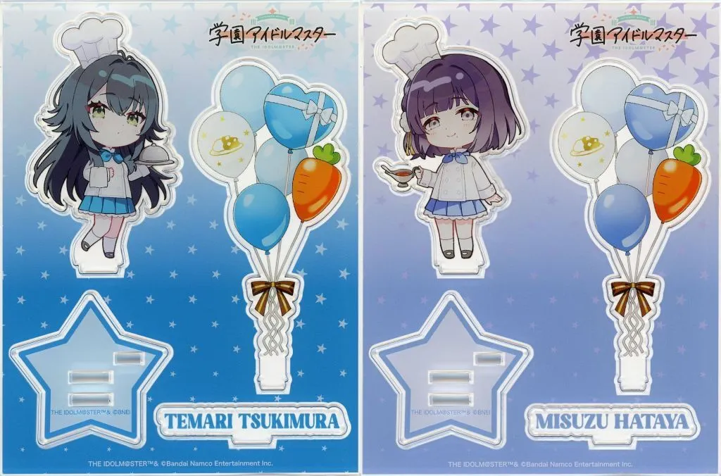 [単品] 月村手毬＆秦谷美鈴 アクリルスタンド 「学園アイドルマスター ふるさとアイドル便 第三弾 京都抹茶グリーンカレー」 同梱品