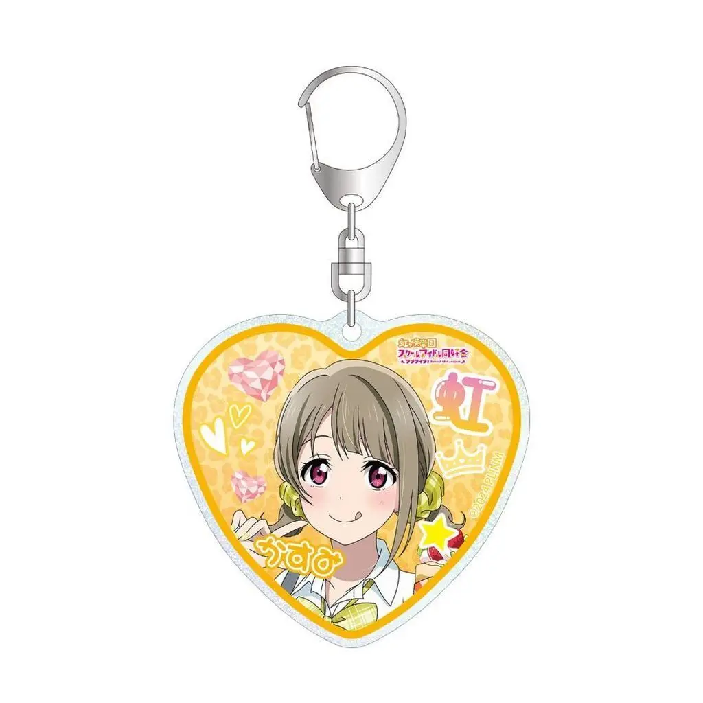 中須かすみ 描き下ろし ギャル制服ver. グリッターアクリル 「ラブライブ!虹ヶ咲学園スクールアイドル同好会」