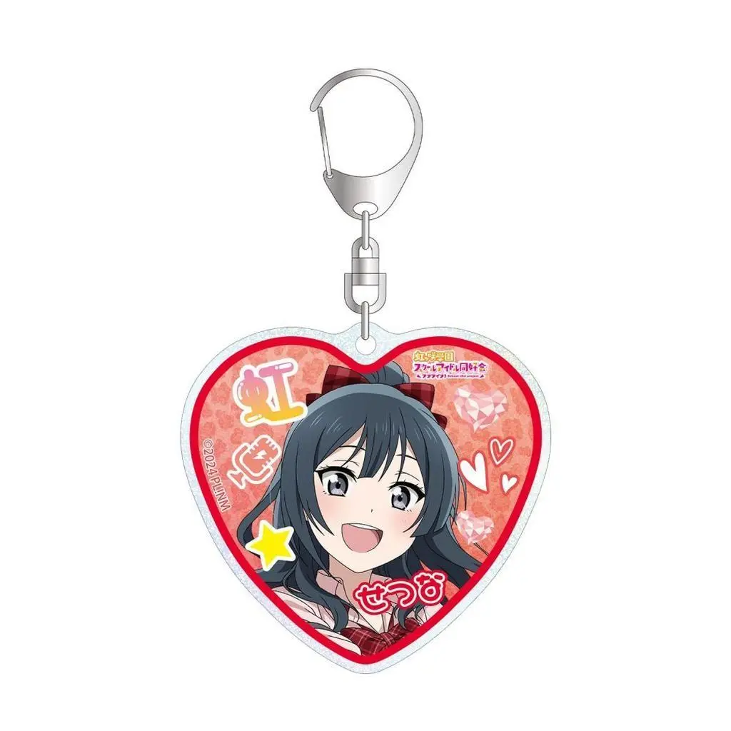 優木せつ菜 描き下ろし ギャル制服ver. グリッターアクリル 「ラブライブ!虹ヶ咲学園スクールアイドル同好会」