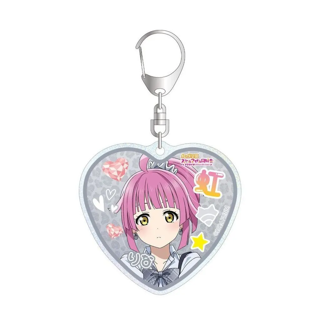 天王寺璃奈 描き下ろし ギャル制服ver. グリッターアクリル 「ラブライブ!虹ヶ咲学園スクールアイドル同好会」