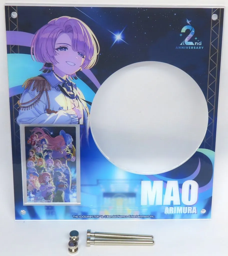 有村麻央 公式CDディスプレイスタンド(アクリルカード1枚付き) 「学園アイドルマスター 2周年記念グッズ」