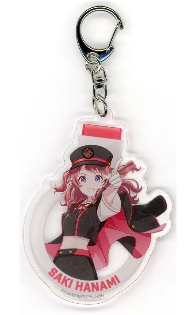 花海咲季 「学園アイドルマスター HATSUBOSHI GAKUEN Terminal in 東京キャラクターストリート いちばんプラザ アクリル 06/駅員風衣装ver.(描き下ろしイラスト)」