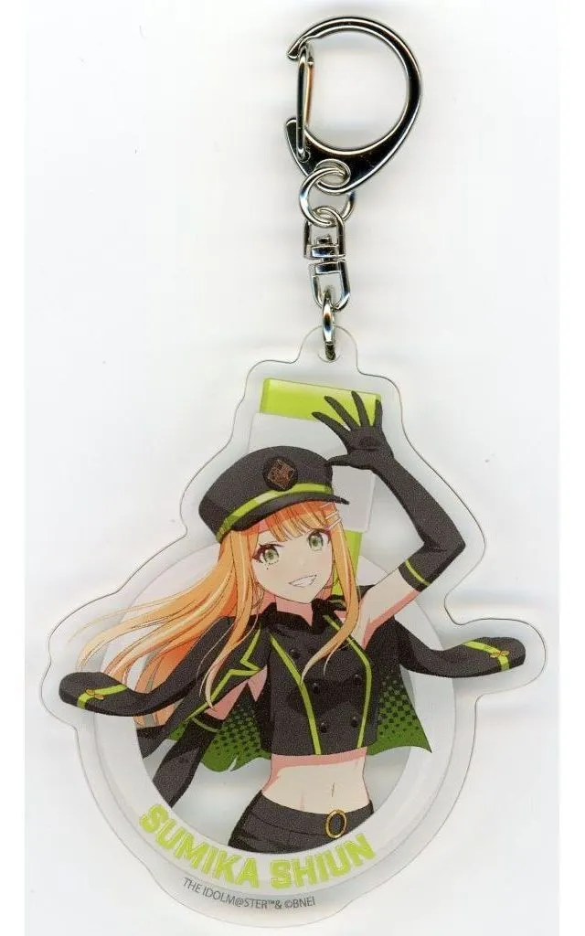 紫雲清夏 「学園アイドルマスター HATSUBOSHI GAKUEN Terminal in 東京キャラクターストリート いちばんプラザ アクリルキーホルダー 06/駅員風衣装ver.(描き下ろしイラスト)」