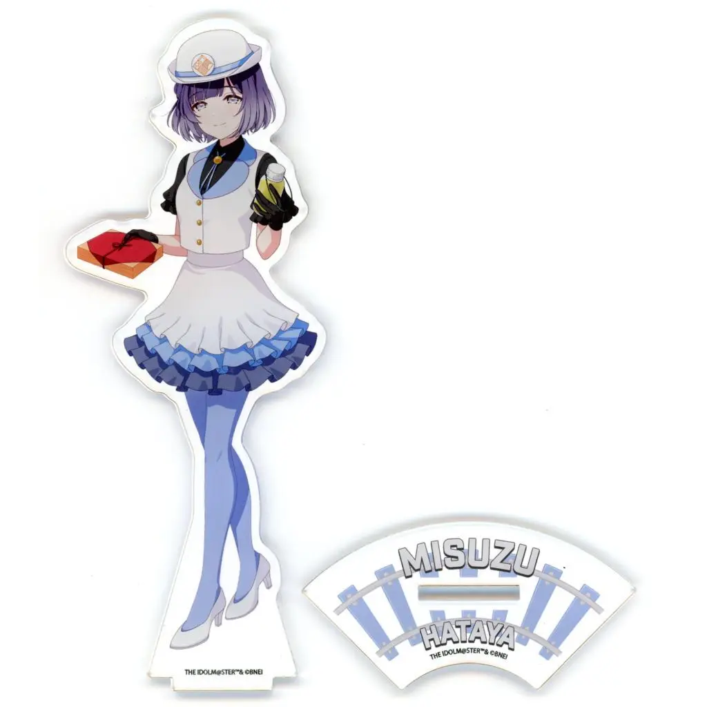 83.秦谷美鈴 駅員風衣装ver.(描き下ろしイラスト) アクリルスタンド 「学園アイドルマスター HATSUBOSHI GAKUEN Terminal in 東京キャラクターストリート いちばんプラザ」
