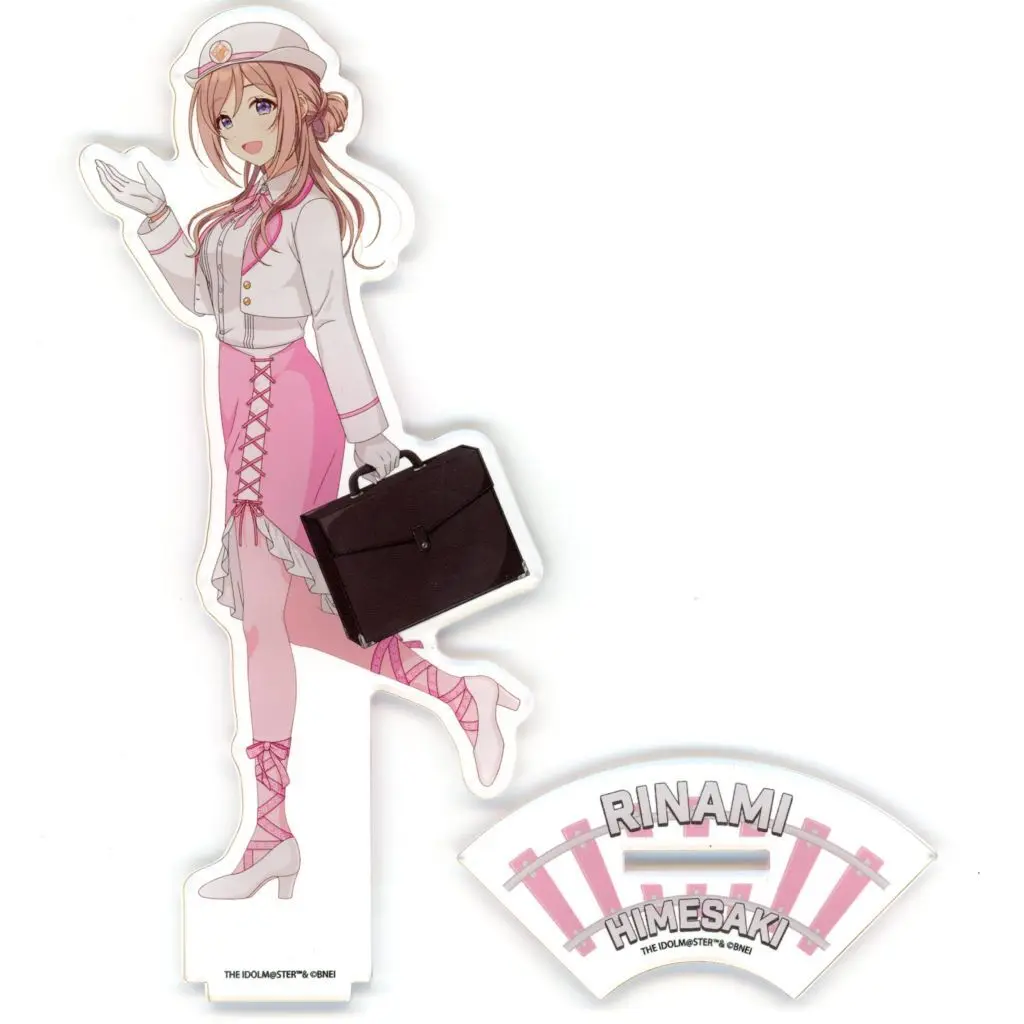 85.姫崎莉波 駅員風衣装ver.(描き下ろしイラスト) アクリルスタンド 「学園アイドルマスター HATSUBOSHI GAKUEN Terminal in 東京キャラクターストリート いちばんプラザ」