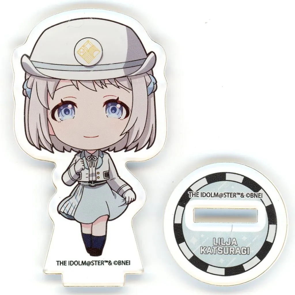 葛城リーリヤ 「学園アイドルマスター HATSUBOSHI GAKUEN Terminal in 東京キャラクターストリート いちばんプラザ アクリルぷちスタンド 06/駅員風衣装ver.(ミニキャライラスト)」