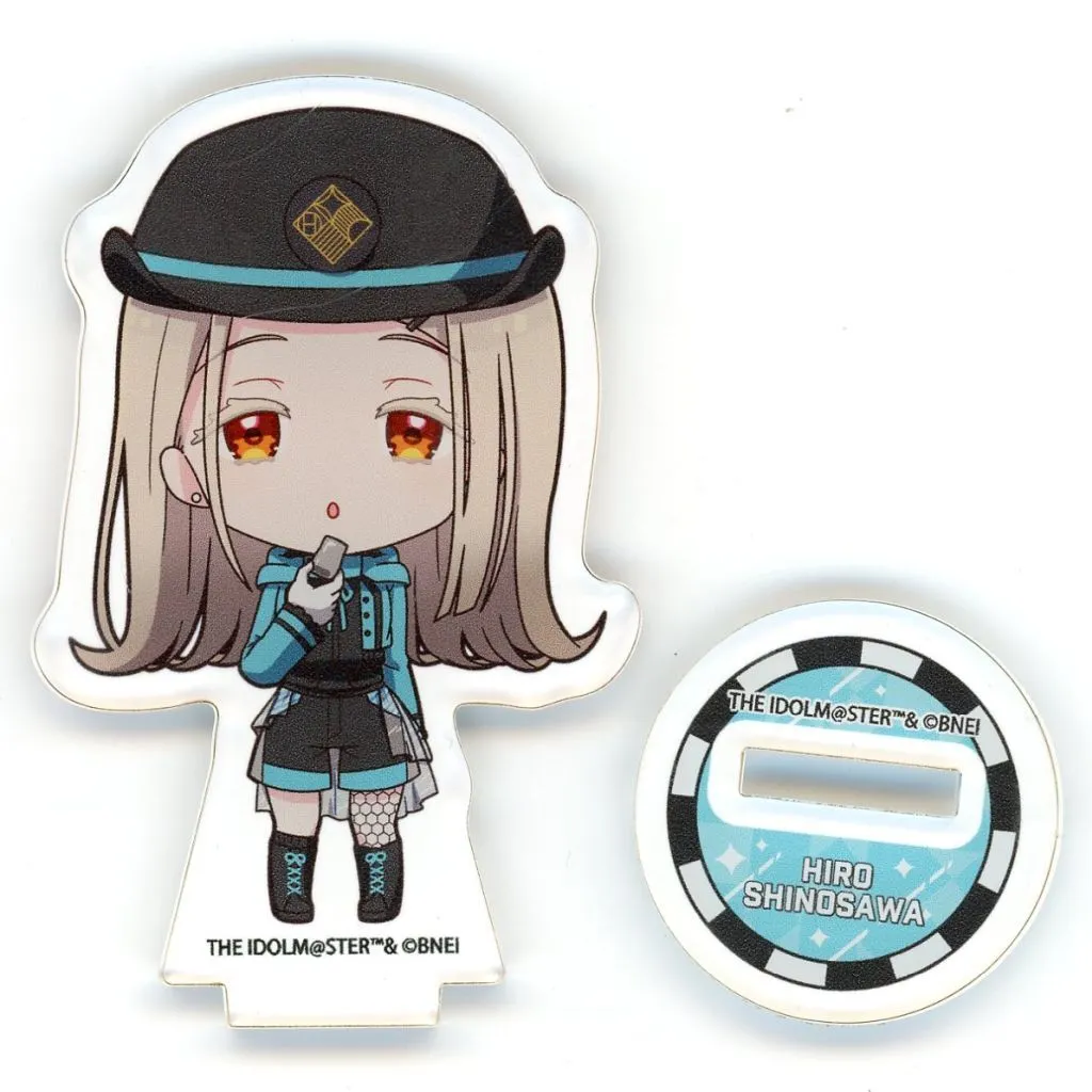 篠澤広 「学園アイドルマスター HATSUBOSHI GAKUEN Terminal in 東京キャラクターストリート いちばんプラザ アクリルぷちスタンド 06/駅員風衣装ver.(ミニキャライラスト)」