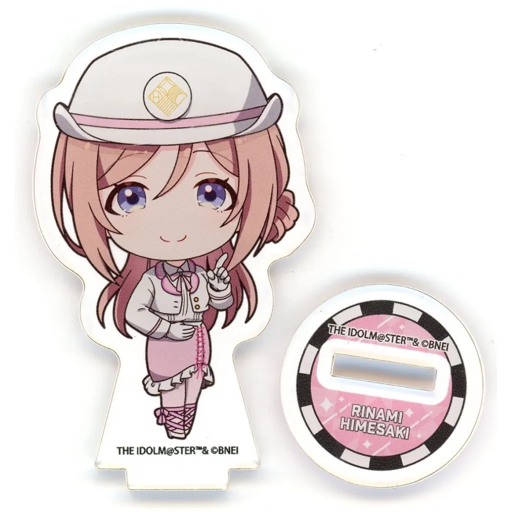 姫崎莉波 「学園アイドルマスター HATSUBOSHI GAKUEN Terminal in 東京キャラクターストリート いちばんプラザ アクリルぷちスタンド 06/駅員風衣装ver.(ミニキャライラスト)」