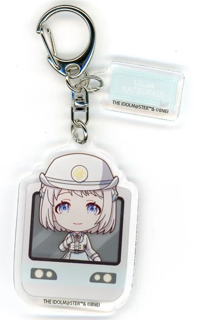葛城リーリヤ 「学園アイドルマスター HATSUBOSHI GAKUEN Terminal in 東京キャラクターストリート いちばんプラザ パーツ付きアクリルキーホルダー 03/駅員風衣装ver.(ミニキャライラスト)」