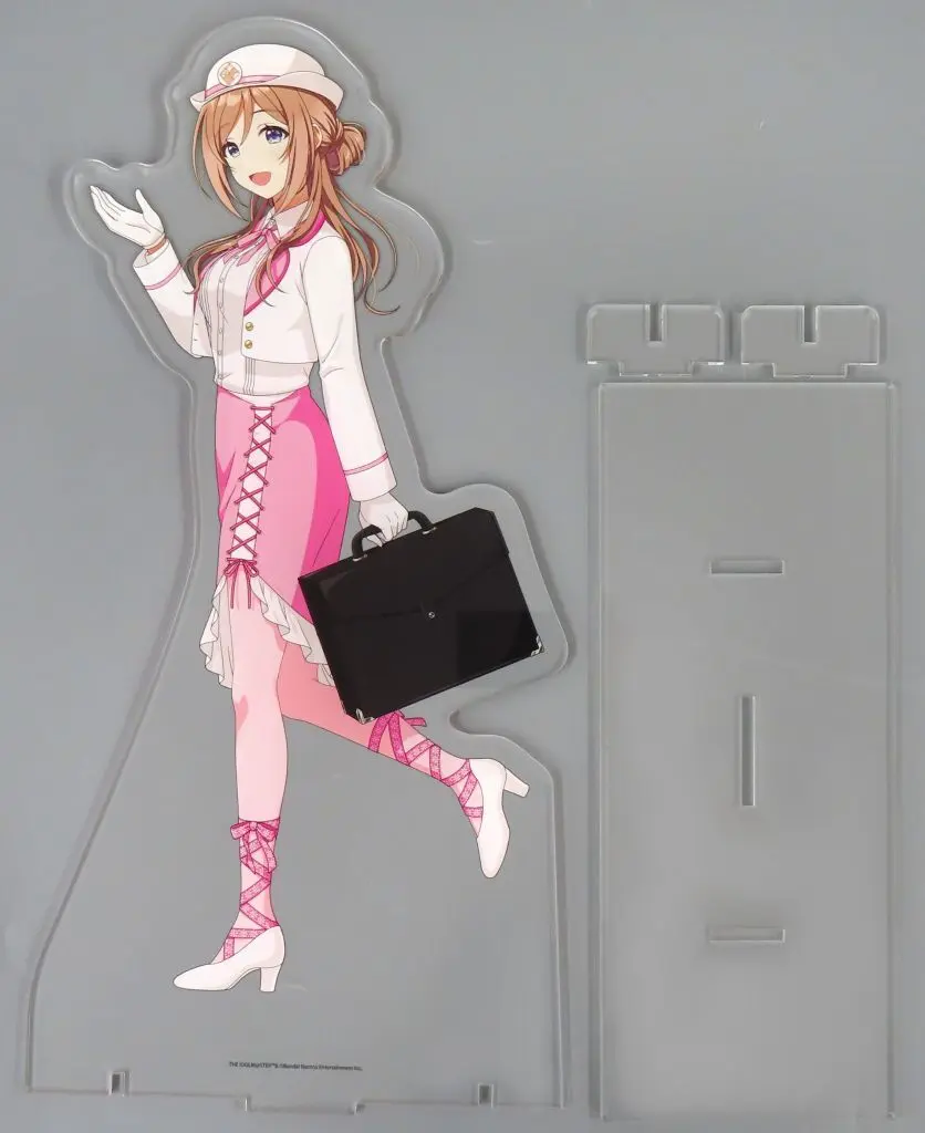 13.姫崎莉波 駅員風衣装ver.(描き下ろしイラスト) デカアクリルパネル 「学園アイドルマスター HATSUBOSHI GAKUEN Terminal in 東京キャラクターストリート いちばんプラザ」