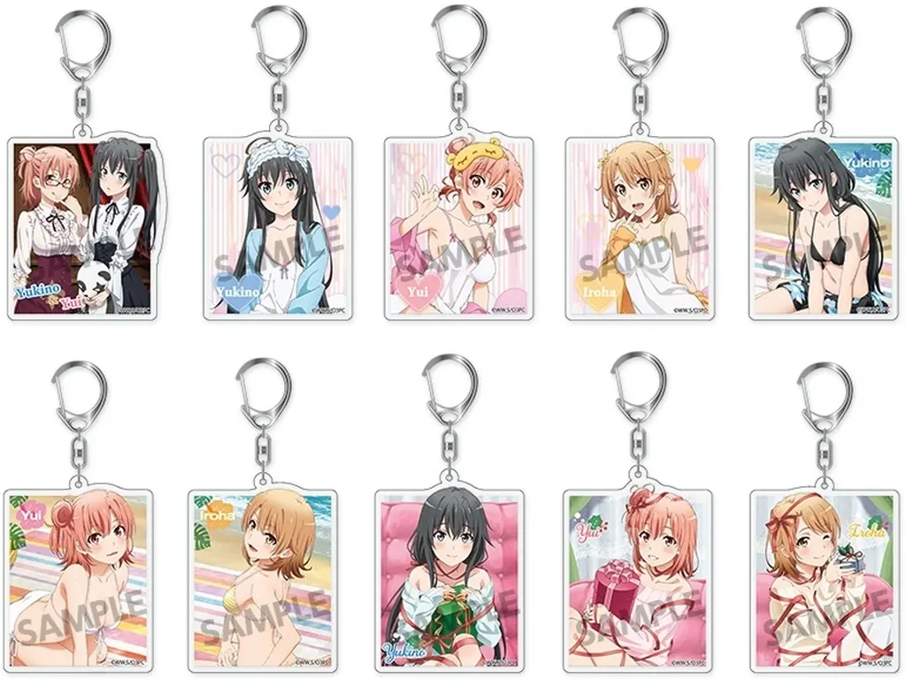 全10種セット 「やはり俺の青春ラブコメはまちがっている。シリーズ トレーディングアクリル vol.4」