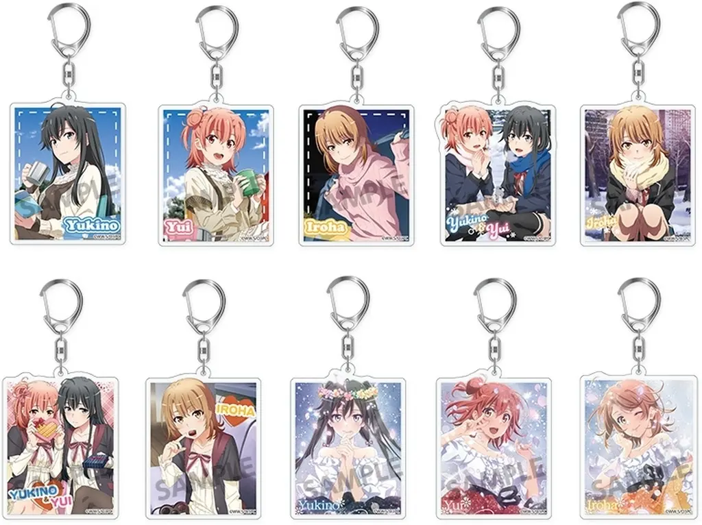 全10種セット 「やはり俺の青春ラブコメはまちがっている。シリーズ トレーディングアクリル vol.3」