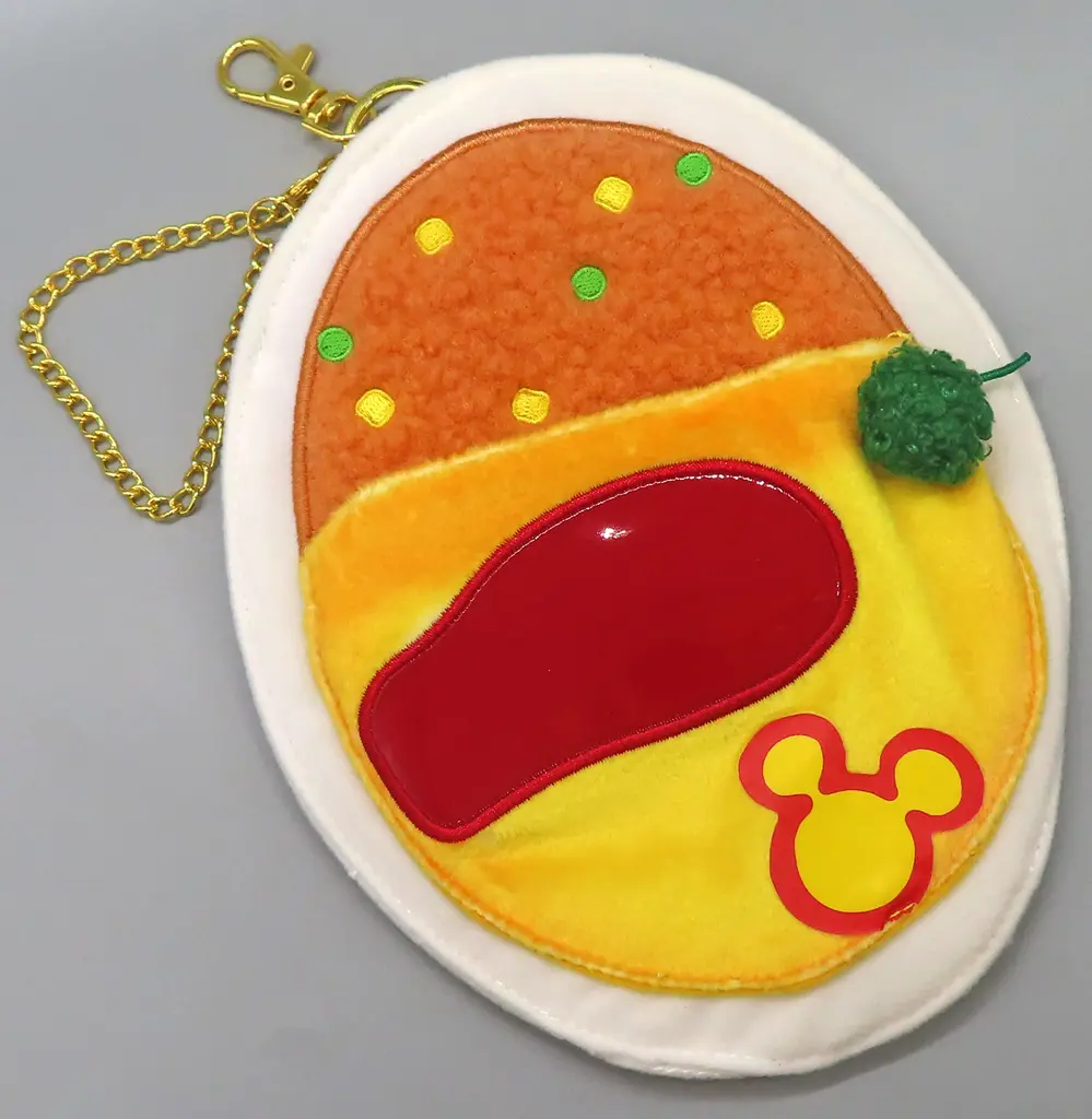 オムライス ポケット付きキーチェーン 「ディズニー」 ディズニーストア限定