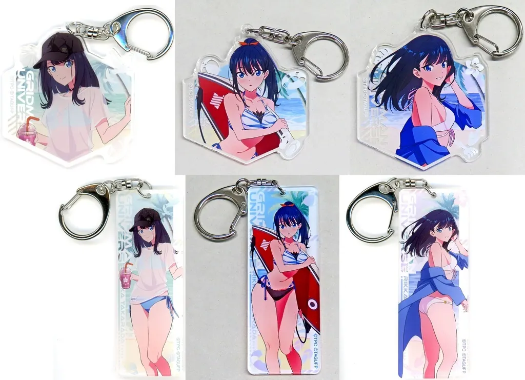 全6種セット アクリル 「くじメイト×くじQ×どこプラ グリッドマン ユニバース オンラインくじ 2026 feat.六花」 C賞