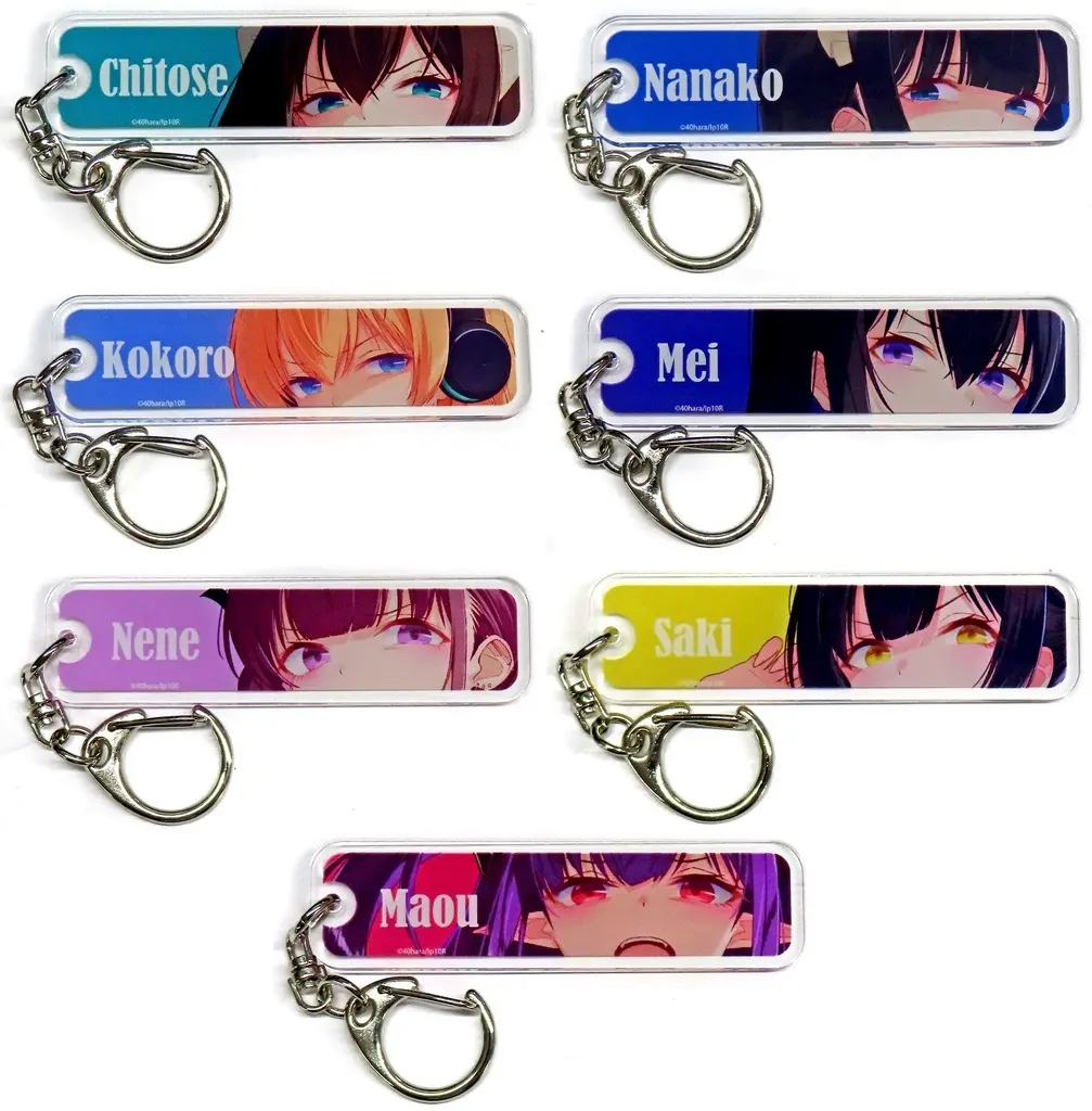全7種セット 「嫌な顔」アクリル 「DMMスクラッチ! アニメ 嫌な顔されながらおパンツ見せてもらいたいR スクラッチ」 D賞