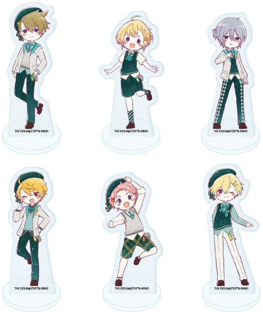 全6種セット 「アイドルマスター SideM トレーディングアクリルぷちスタンド 22.オリジナル衣装ver. (グラフアートイラスト)」
