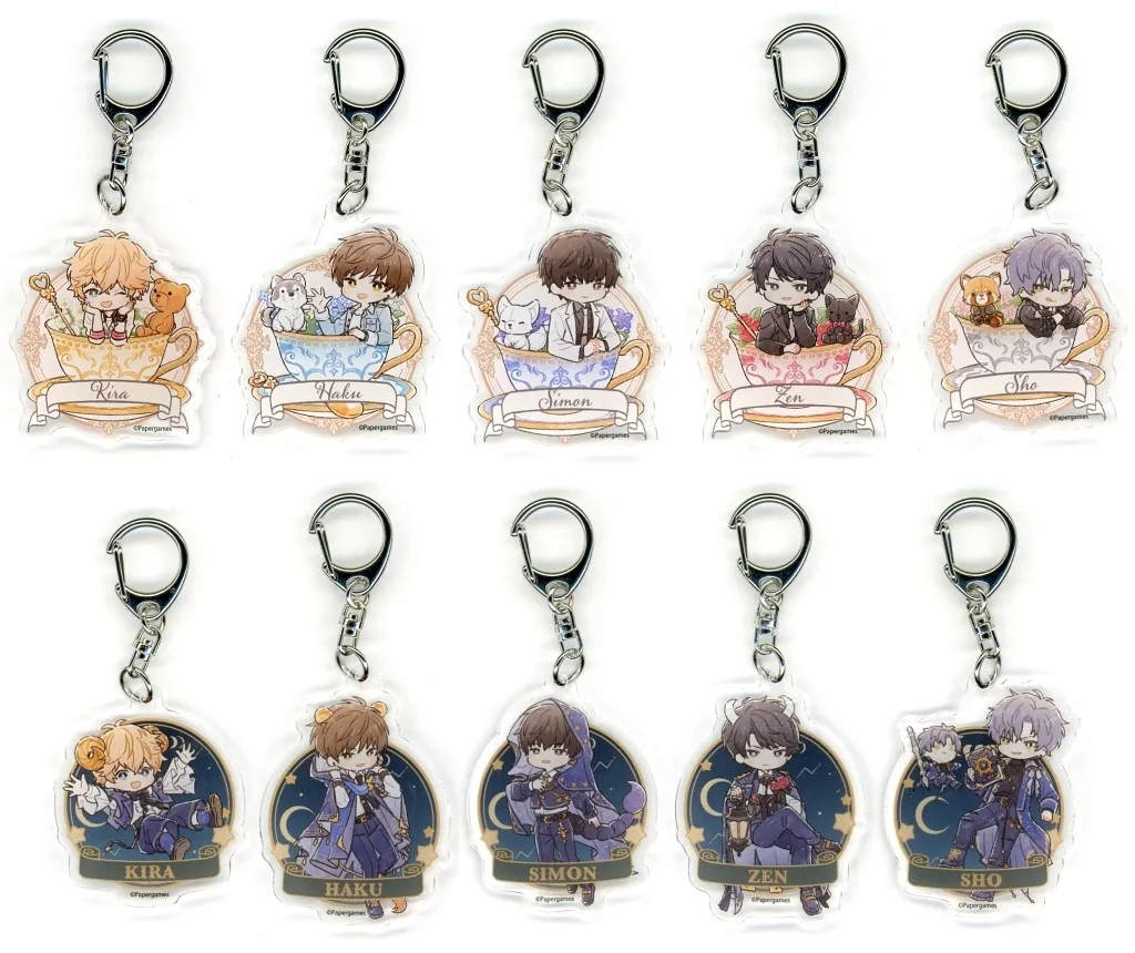 全10種セット 「恋とプロデューサー～EVOL×LOVE～×eeo cafe アクリル 11.グラフアートイラスト」