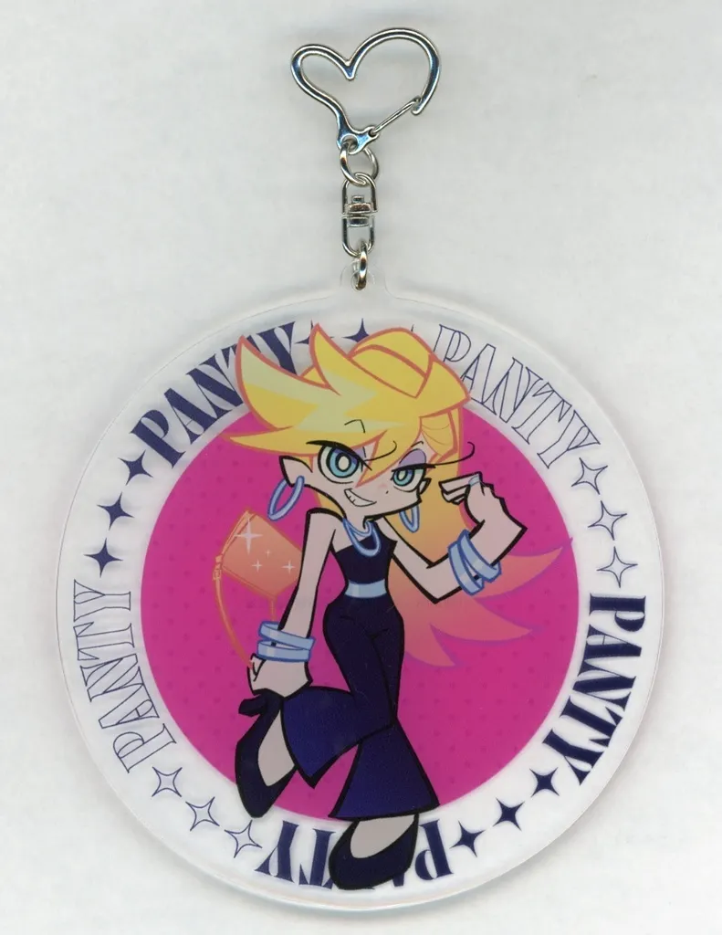パンティ 描き下ろし ブラックドレスver. BIGアクリル 「New PANTY ＆ STOCKING with GARTERBELT POP UP SHOP in AMNIBUS STORE -blue-」
