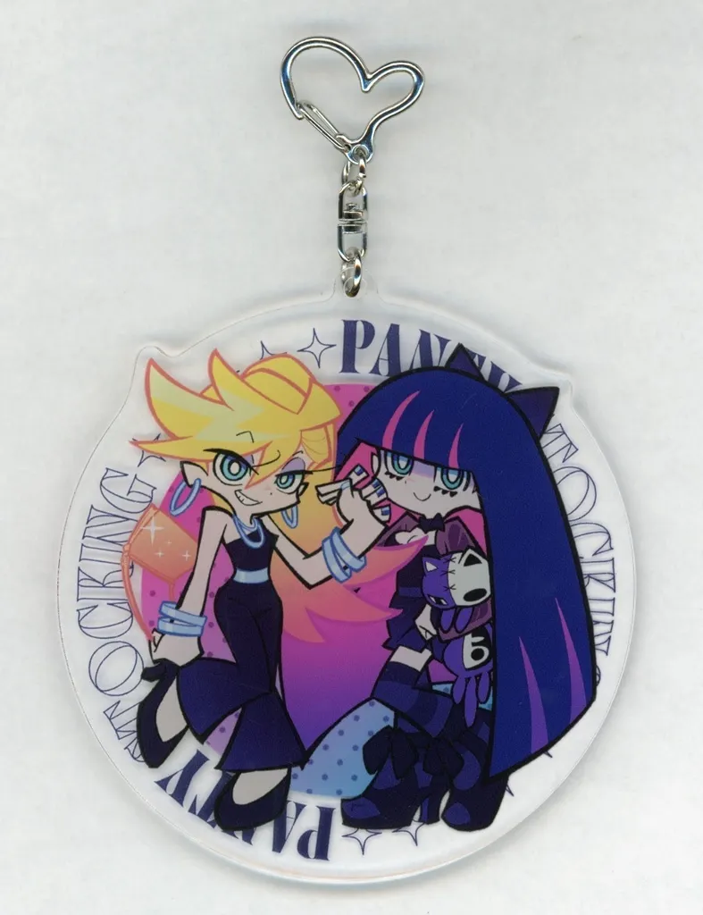 パンティ＆ストッキング 描き下ろし ブラックドレスver. BIGアクリル 「New PANTY ＆ STOCKING with GARTERBELT POP UP SHOP in AMNIBUS STORE -blue-」