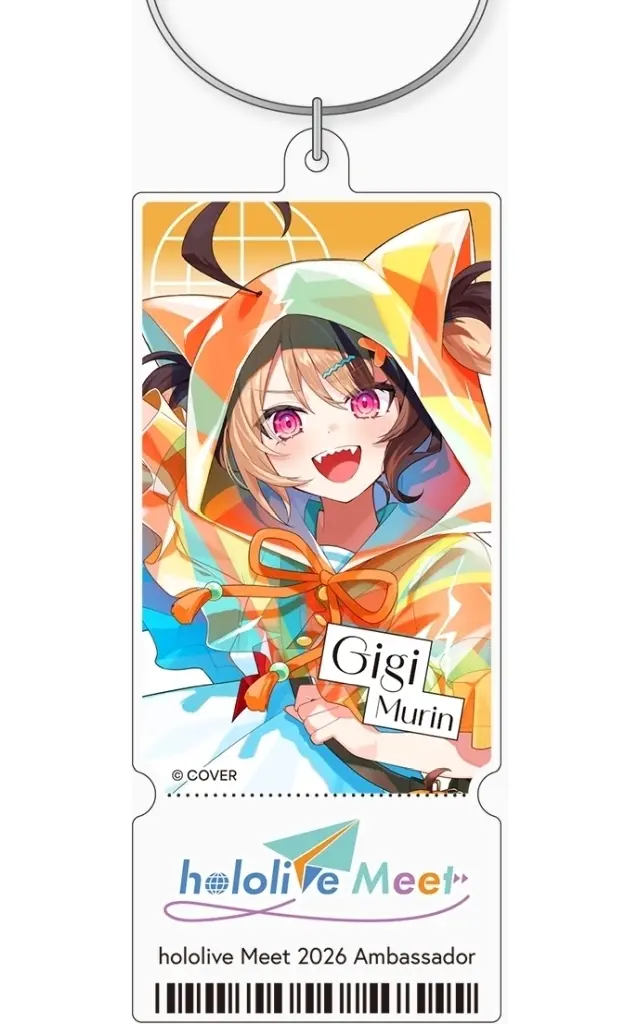 ジジ・ムリン hololive Meet 2026 アクリルチケット 「バーチャルYouTuber ホロライブ」