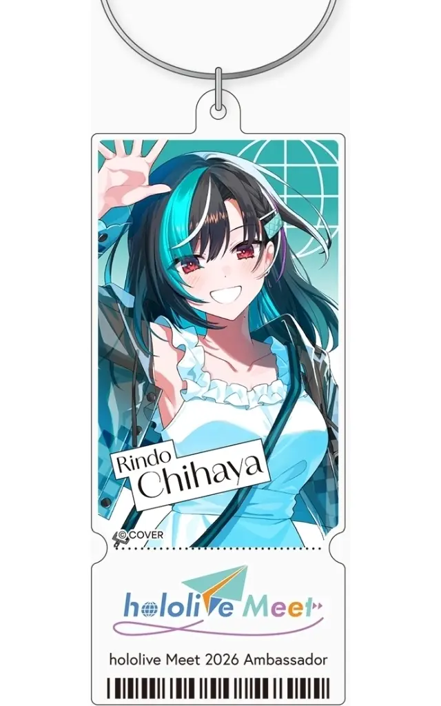 輪堂千速 hololive Meet 2026 アクリルチケット 「バーチャルYouTuber ホロライブ」