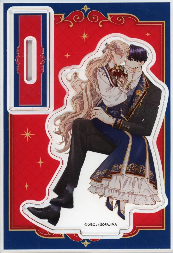 エルシャ+ロルフ 描き下ろしアクリルスタンド 「コミックス 無能な継母ですが、家族の溺愛が止まりません! 4巻」 まんが王有償特典_image