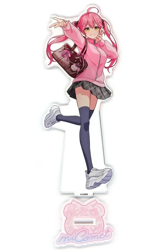 さくらみこ 等身アクリルスタンド ジャージver. 「バーチャルYouTuber ホロライブ miComet×カラオケショップ JOYSOUND」_image