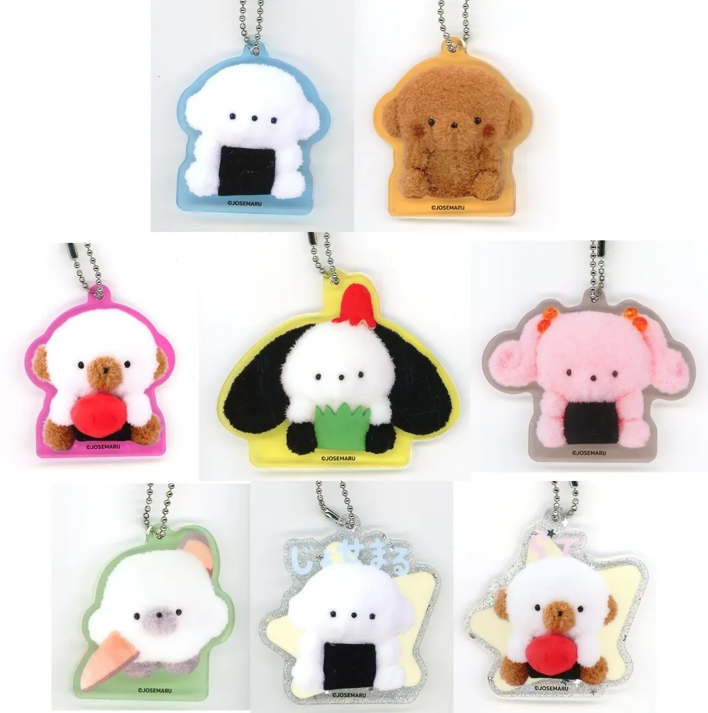 全8種セット アクリル 「キャラ福くじ じょせまる おにぎり わぐわぐ ぱてぃ」 F賞
