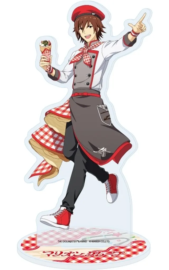 43.天ヶ瀬冬馬 クレープ屋ver.(描き下ろしイラスト) アクリルスタンド 「アイドルマスター SideM」