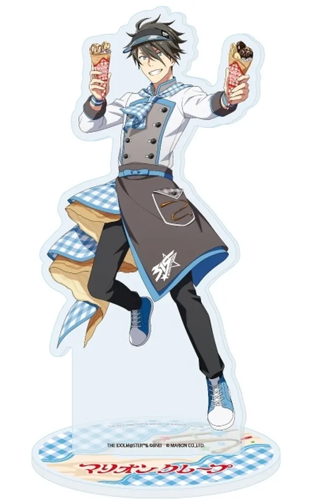 44.握野英雄 クレープ屋ver.(描き下ろしイラスト) アクリルスタンド 「アイドルマスター SideM」