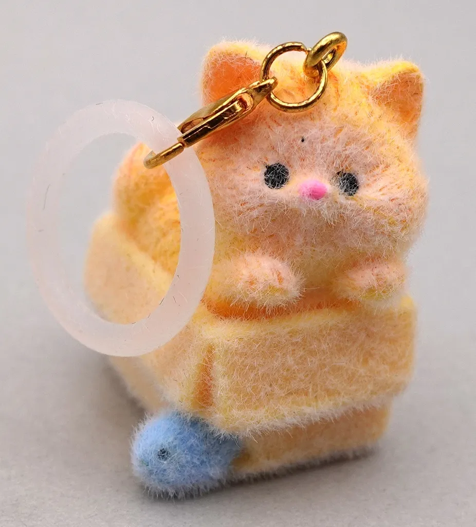 おちつくにゃ 「ふんわりにゃんこデイズ めじるしフロッキーチャーム」
