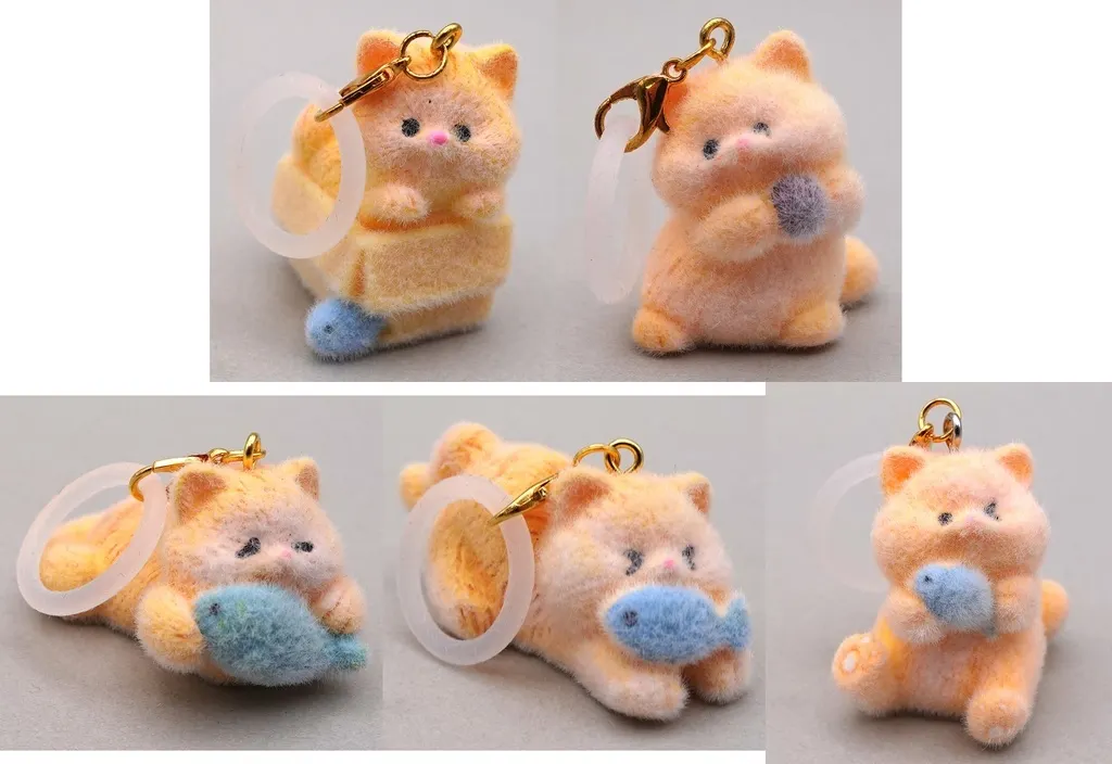 全5種セット 「ふんわりにゃんこデイズ めじるしフロッキーチャーム」