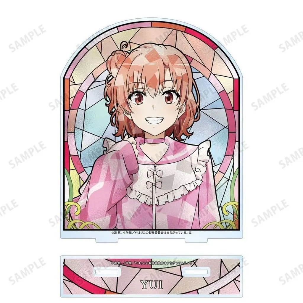 由比ヶ浜結衣 描き下ろし かわいい私服ver. Aure Glass BIGアクリルスタンド 「やはり俺の青春ラブコメはまちがっている。完」_image
