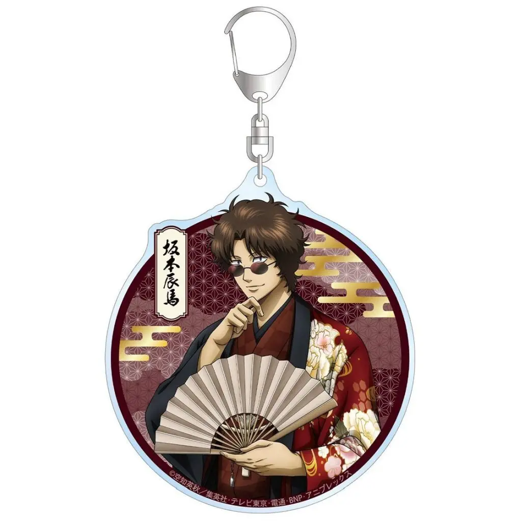 坂本辰馬 描き下ろし 片面花柄和装ver. BIGアクリル 「銀魂」