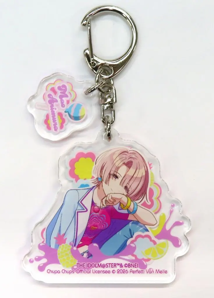有村麻央 「学園アイドルマスター×チュッパチャプス POP UP STORE パーツ付きアクリルキーホルダー 01/(描き下ろしイラスト)」