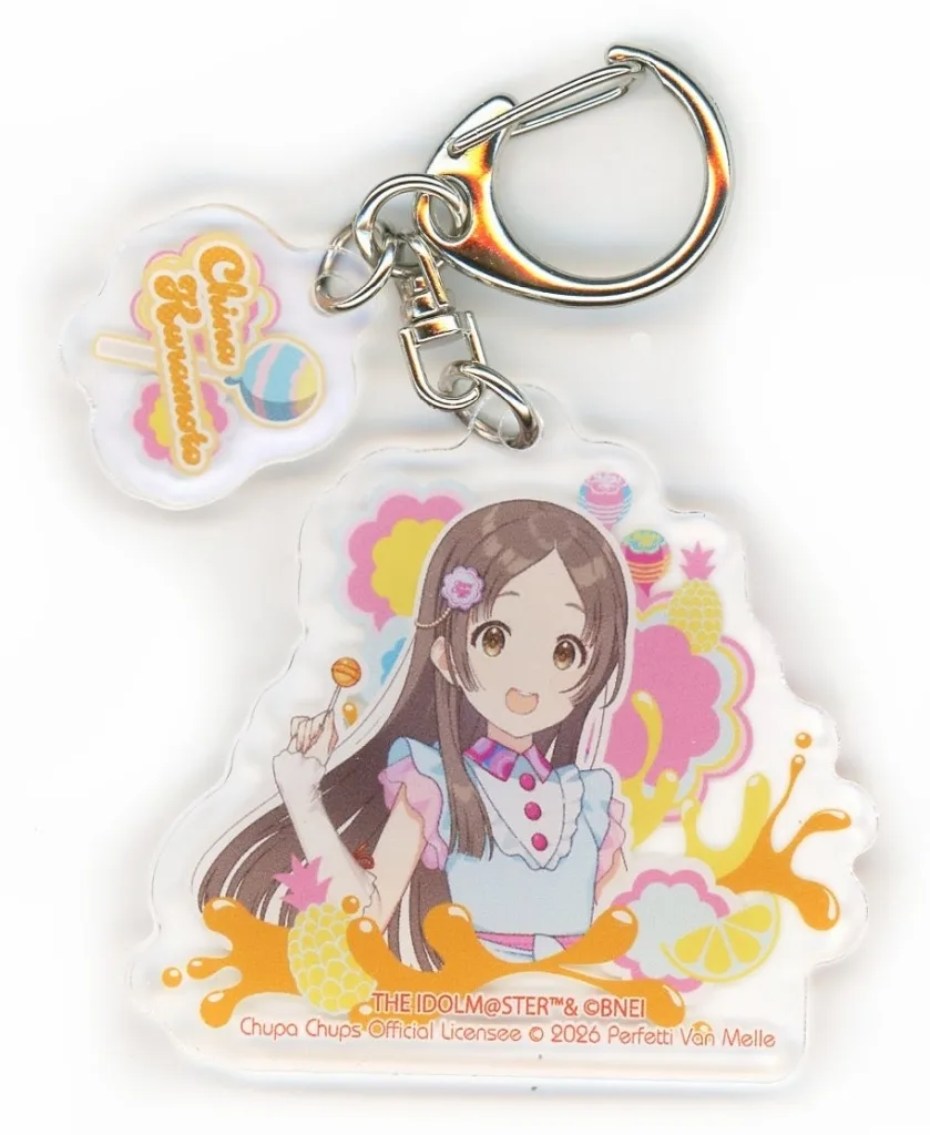 倉本千奈 「学園アイドルマスター×チュッパチャプス POP UP STORE パーツ付きアクリルキーホルダー 01/(描き下ろしイラスト)」