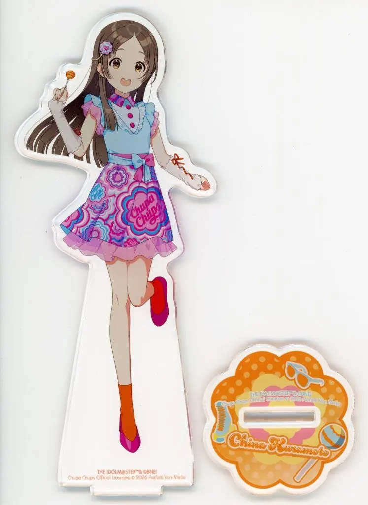 07.倉本千奈(描き下ろしイラスト) アクリルスタンド 「学園アイドルマスター×チュッパチャプス POP UP STORE」