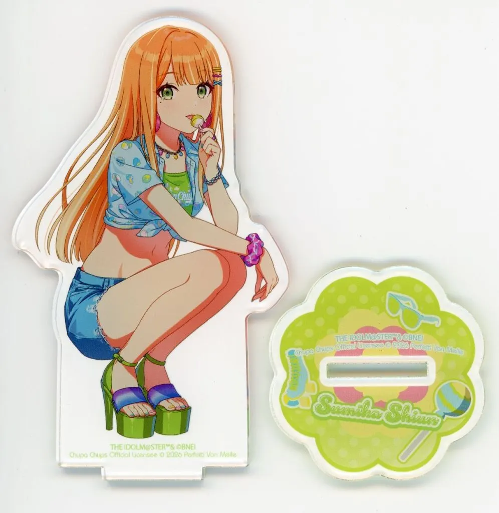 08.紫雲清夏(描き下ろしイラスト) アクリルスタンド 「学園アイドルマスター×チュッパチャプス POP UP STORE」