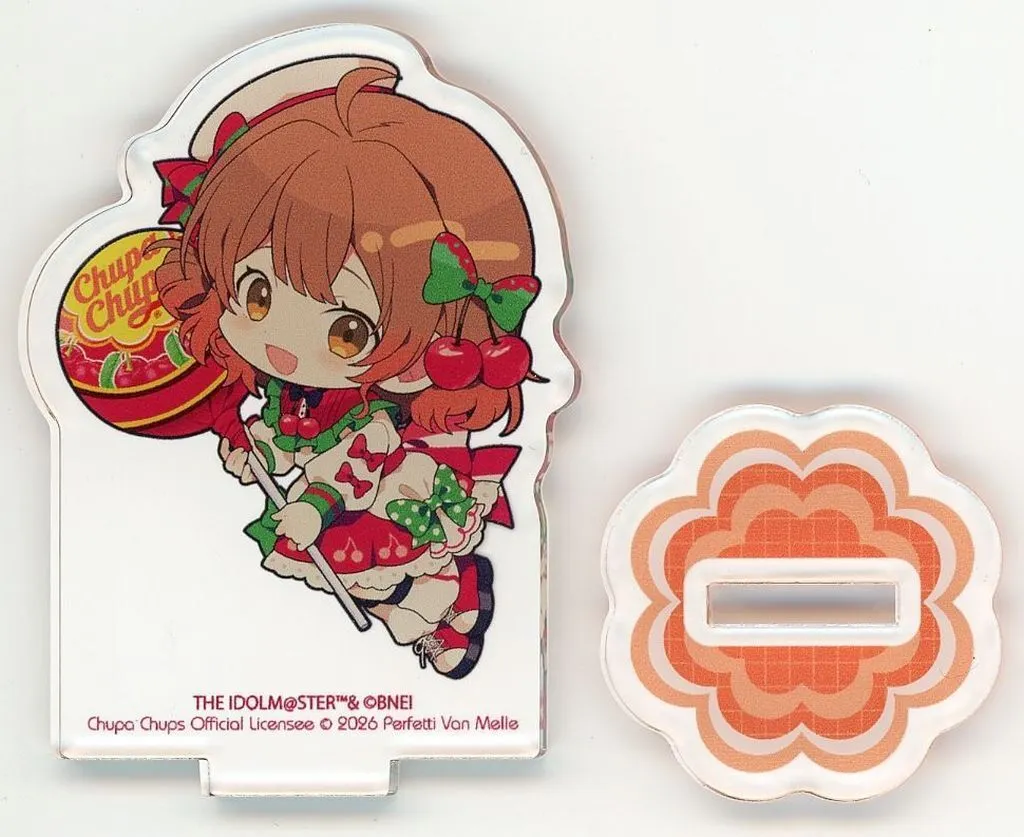 花海佑芽 「学園アイドルマスター×チュッパチャプス POP UP STORE アクリルぷちスタンド 01/(ミニキャライラスト)」