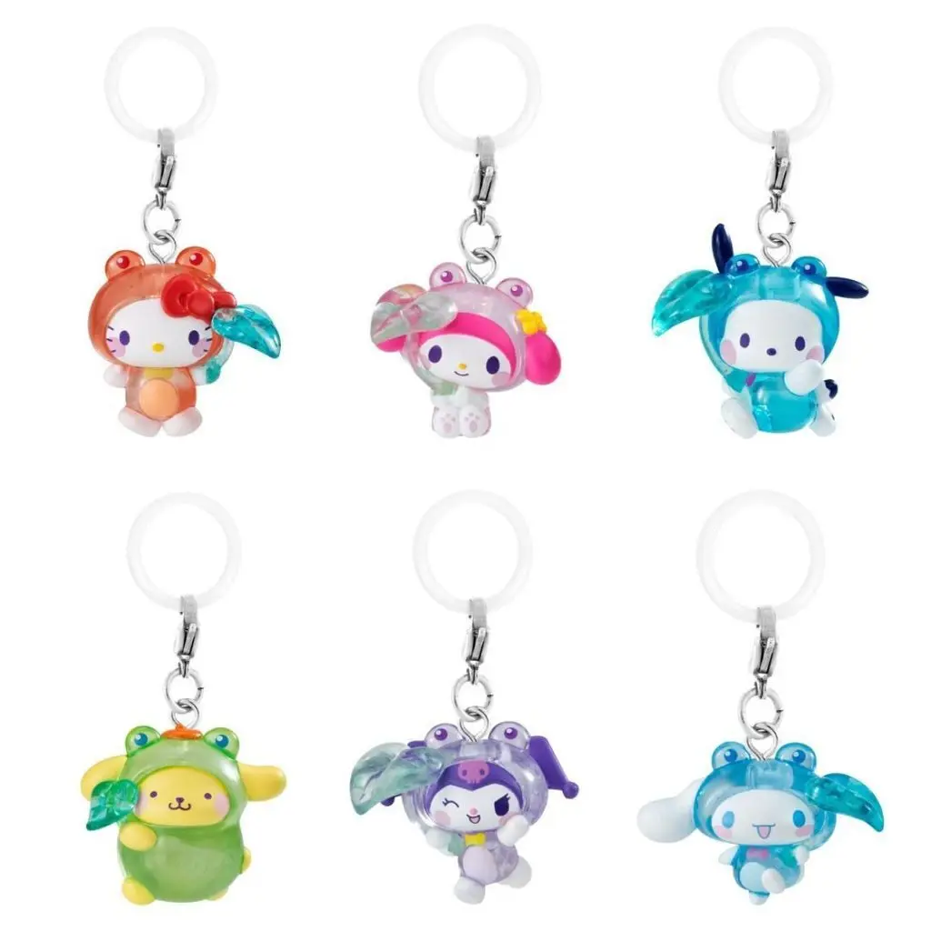 全6種セット 「サンリオキャラクターズ けろけろパーティー めじるしアクセサリー」