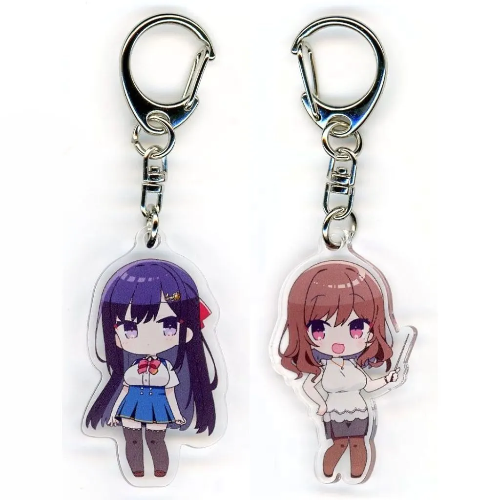 伊吹灯夏＆兎束葉瑠 描き下ろしアクリル2個セット 「PCソフト モザイクの天使 豪華限定版」 同梱特典