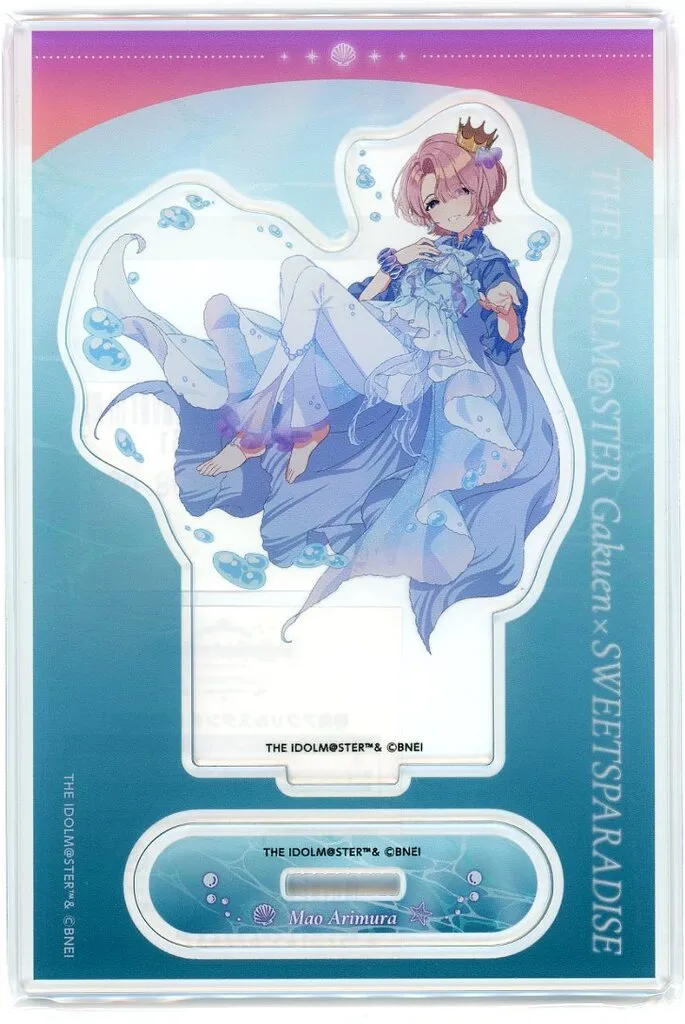 有村麻央 等身アクリルスタンド 「学園アイドルマスター COLLABORATION CAFE～Deep Marine Stage～」