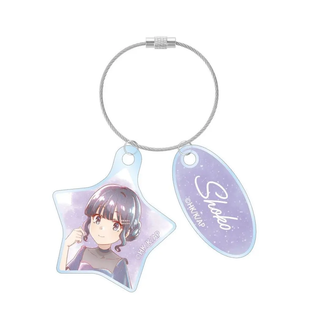 牧之原翔子 描き下ろし 星空ドレスver. Ani-Art aqua label 2連ワイヤーアクリル 「青春ブタ野郎 シリーズ」