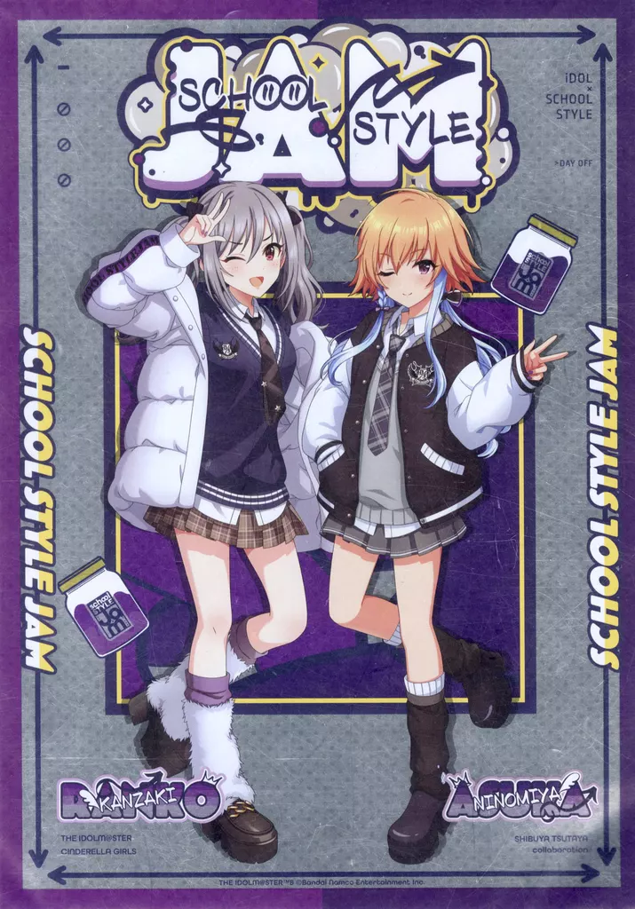 AFTERSCHOOL STYLEJAM A4メタリックポスター ver.1 ダークイルミネイト 「アイドルマスター シンデレラガールズ 『AFTERSCHOOL STYLEJAM』 POP UP SHOP in SHIBUYA TSUTAYA」