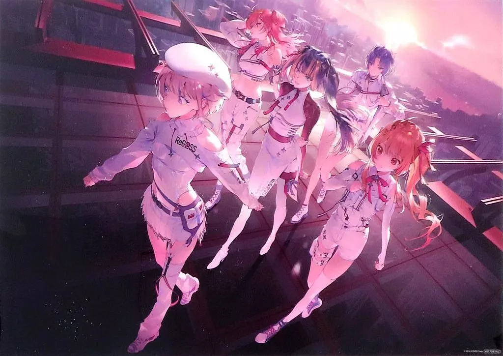 A3 ジャケットイラスト 「CD バーチャルYouTuber ホロライブ ReGLOSS」 アニメイト購入特典_image