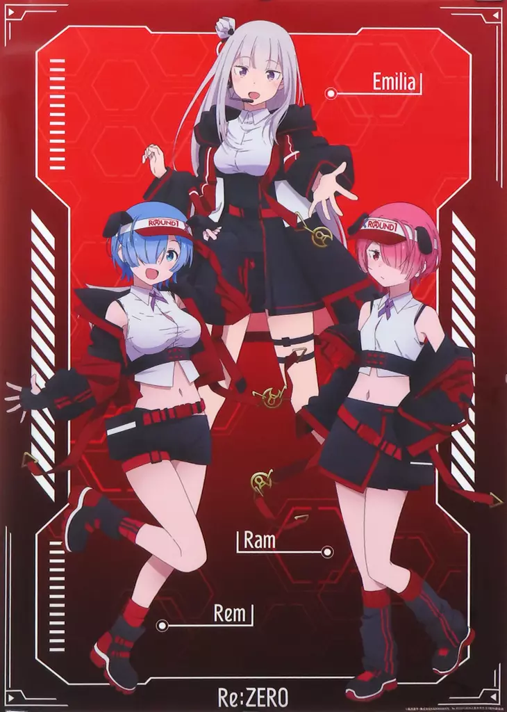 コラボ書き下ろし ビッグ エミリア＆レム＆ラム 「Re：ゼロから始める異世界生活×ラウンドワン」_image
