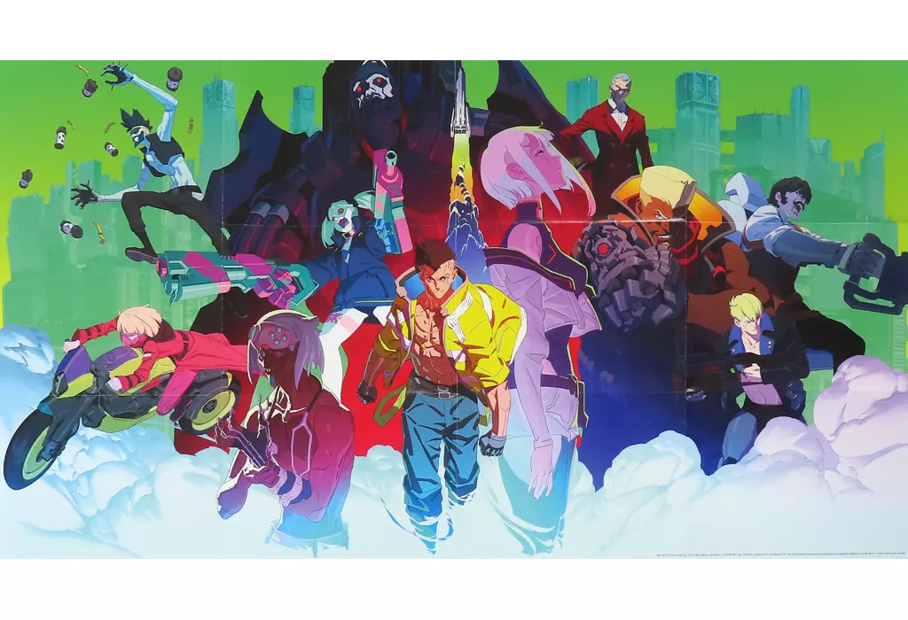 エッジランナーズ　b2ポスター サイバーパンク:エッジランナーズ2』制作決定！！！登場人物を一新し