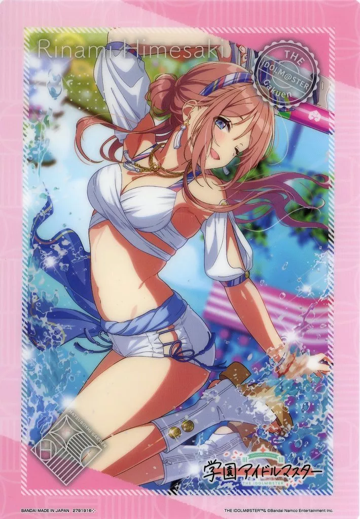 姫崎莉波 「ジャンボカードダス/フラットガシャポン 学園アイドルマスター クリアビジュアルポスター2」