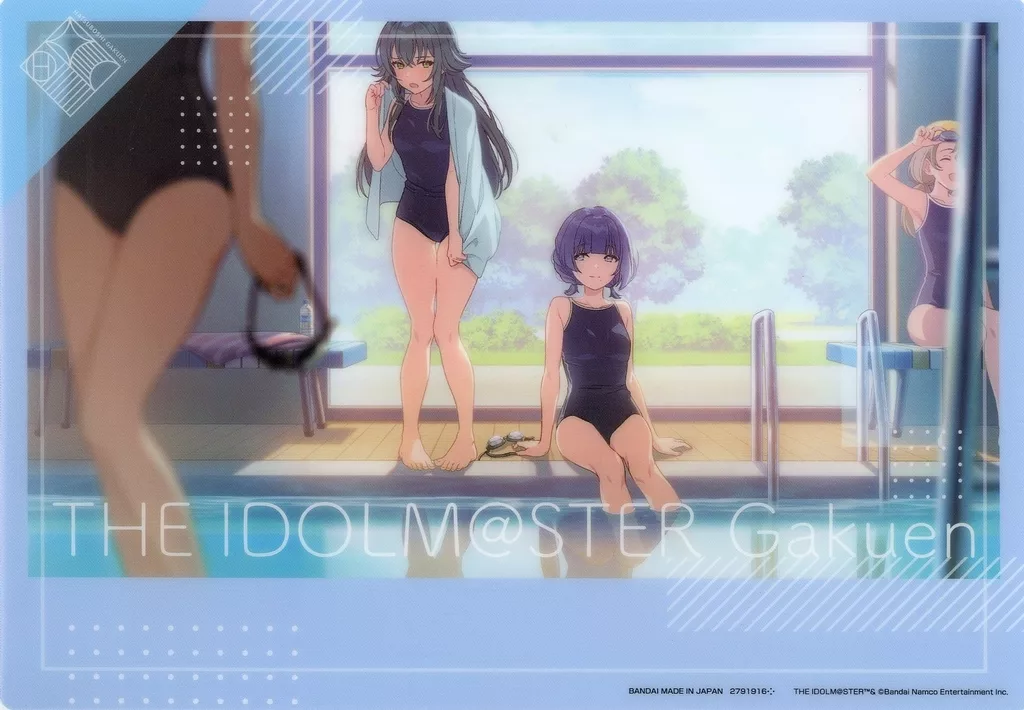 月村手毬＆秦谷美鈴 「ジャンボカードダス/フラットガシャポン 学園アイドルマスター クリアビジュアルポスター2」_image