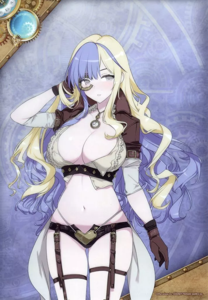 A3判 睡蓮 「Eureka!オンラインくじ 閃乱カグラ スチームパンク ガールくじ」 B-5賞_image